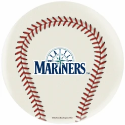 OTB MLB Seattle Mariners Baseball Bowling Ball -Bowler Smart Shop Seattle Mariners B 1
