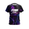 Storm Blue Purple Smoke CoolWick Bowling Jersey 1 Storm Blue Purple Smoke CoolWick Bowling Jersey -Bowler Smart Shop Storm Blue And Purple Smoke Front