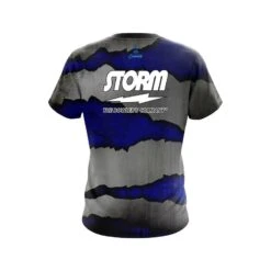 Storm Blue Rigid Steel CoolWick Bowling Jersey -Bowler Smart Shop Storm Blue Rigid Steel Back
