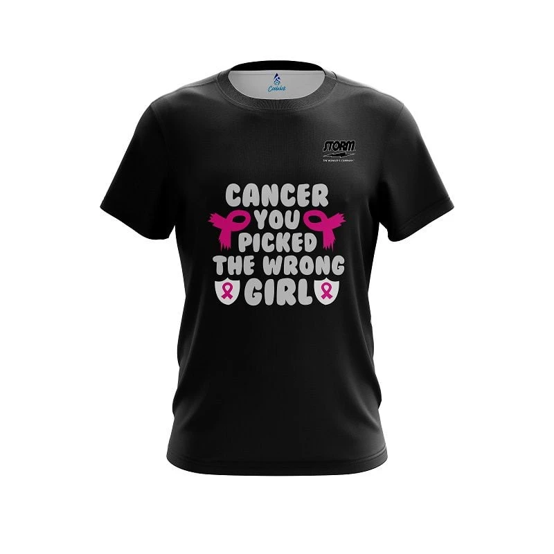 Storm Breast Cancer Fight Back CoolWick Bowling Jersey 3 Storm Breast Cancer Fight Back CoolWick Bowling Jersey