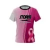 Storm Breast Cancer Pink Swirls CoolWick Bowling Jersey 1 Storm Breast Cancer Pink Swirls CoolWick Bowling Jersey -Bowler Smart Shop Storm Breast Cancer Pink Swirls Front