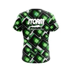 Storm Conception Green CoolWick Bowling Jersey -Bowler Smart Shop Storm Conception Green Back