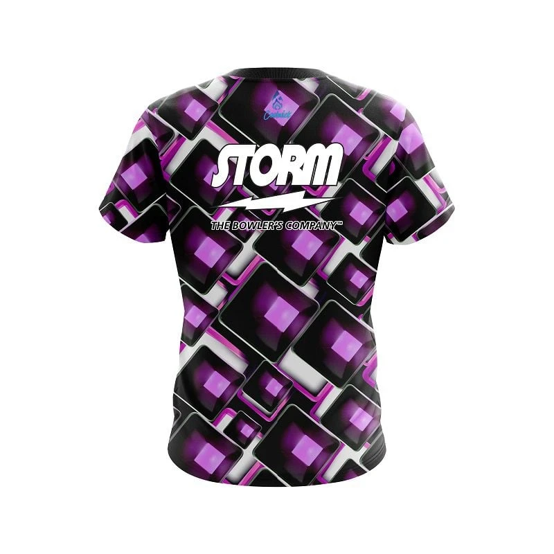 Storm Conception Purple CoolWick Bowling Jersey 4 Storm Conception Purple CoolWick Bowling Jersey - Image 2