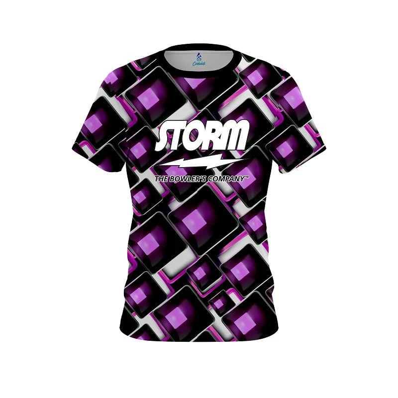 Storm Conception Purple CoolWick Bowling Jersey 3 Storm Conception Purple CoolWick Bowling Jersey
