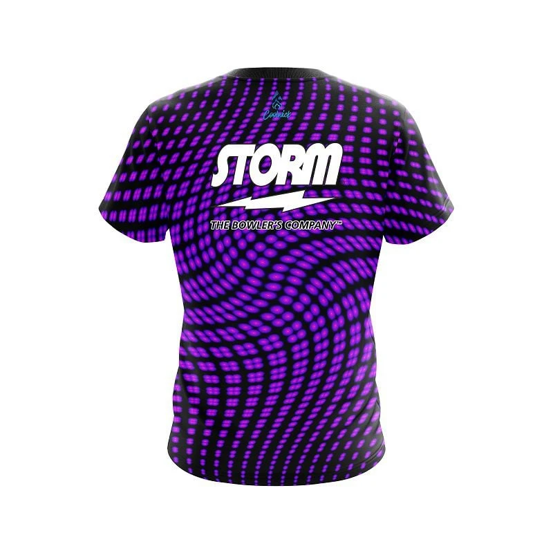 Storm Dyanamic Flux Purple CoolWick Bowling Jersey 4 Storm Dyanamic Flux Purple CoolWick Bowling Jersey - Image 2