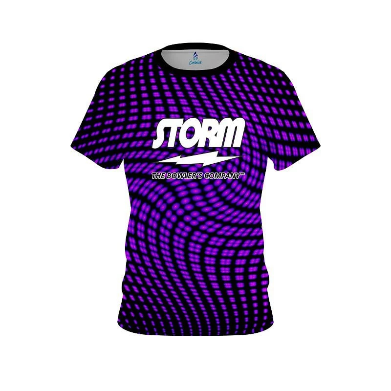 Storm Dyanamic Flux Purple CoolWick Bowling Jersey 3 Storm Dyanamic Flux Purple CoolWick Bowling Jersey
