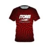 Storm Dyanamic Flux Red CoolWick Bowling Jersey -Bowler Smart Shop Storm Dyanamic Flux red Front