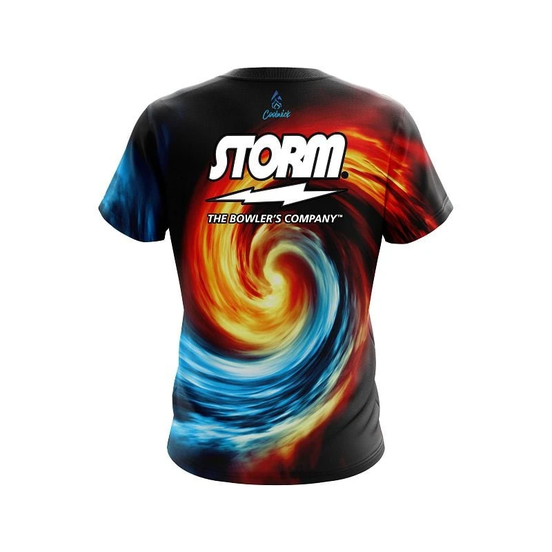Storm Fire And Ice Vortex CoolWick Bowling Jersey 4 Storm Fire And Ice Vortex CoolWick Bowling Jersey - Image 2