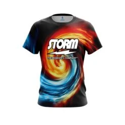 Storm Fire And Ice Vortex CoolWick Bowling Jersey