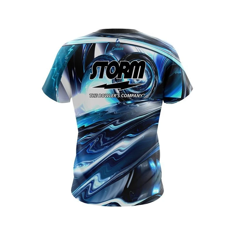 Storm Futuristic Plasma Waves CoolWick Bowling Jersey 4 Storm Futuristic Plasma Waves CoolWick Bowling Jersey - Image 2