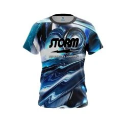 Storm Futuristic Plasma Waves CoolWick Bowling Jersey