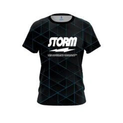 Storm Geo Light Blue CoolWick Bowling Jersey