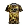 Storm Gold Block Burst CoolWick Bowling Jersey -Bowler Smart Shop Storm Gold Block Burst Front
