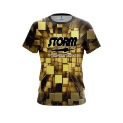 Storm Gold Block Burst CoolWick Bowling Jersey