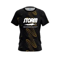 Storm Halftone Extreme Yellow CoolWick Bowling Jersey