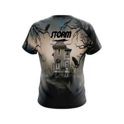 Storm Scary Lake CoolWick Bowling Jersey -Bowler Smart Shop Storm Lake Scary Back