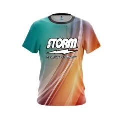 Storm Multi Color Swirl CoolWick Bowling Jersey