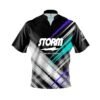 Storm NFS Quick Ship CoolWick Sash Zip Bowling Jersey 1 Storm NFS Quick Ship CoolWick Sash Zip Bowling Jersey -Bowler Smart Shop Storm NFS Front