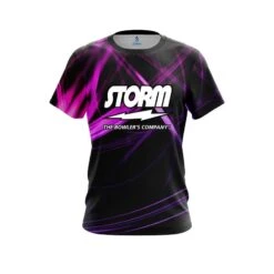 Storm Pink Spiral CoolWick Bowling Jersey