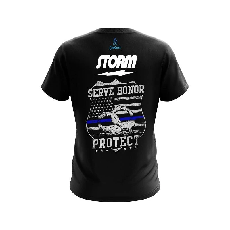 Storm Police Protect CoolWick Bowling Jersey 4 Storm Police Protect CoolWick Bowling Jersey - Image 2