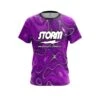 Storm Psychedelic Purple Flow CoolWick Bowling Jersey
