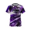 Storm Purple Futuristic Plasma Waves CoolWick Bowling Jersey -Bowler Smart Shop Storm Purple Futuristic Plasma Waves Front