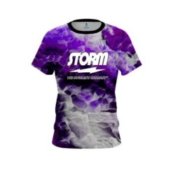 Storm Purple Marble Onyx CoolWick Bowling Jersey