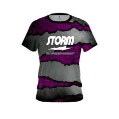 Storm Purple Rigid Steel CoolWick Bowling Jersey