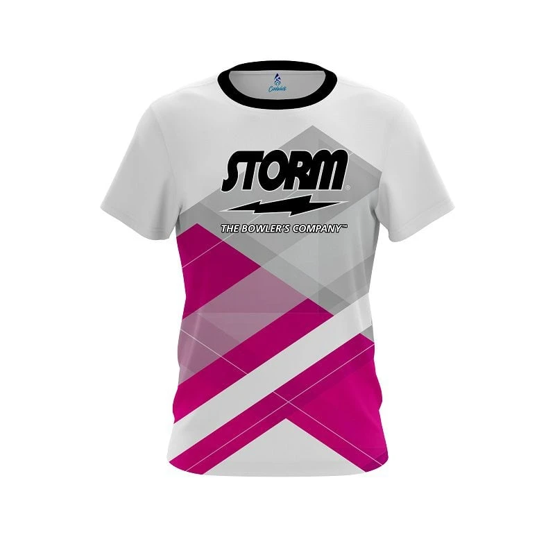 Storm Racing Pink CoolWick Bowling Jersey 3 Storm Racing Pink CoolWick Bowling Jersey