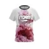 Storm Red Ink Splash CoolWick Bowling Jersey -Bowler Smart Shop Storm Red ink Splash Front