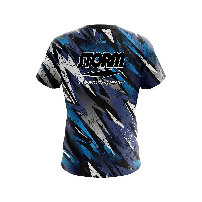 Storm Retro Zig Zag CoolWick Bowling Jersey 4 Storm Retro Zig Zag CoolWick Bowling Jersey - Image 2