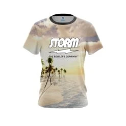 Storm Summer Island CoolWick Bowling Jersey