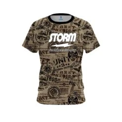 Storm Urban Military Grunge CoolWick Bowling Jersey