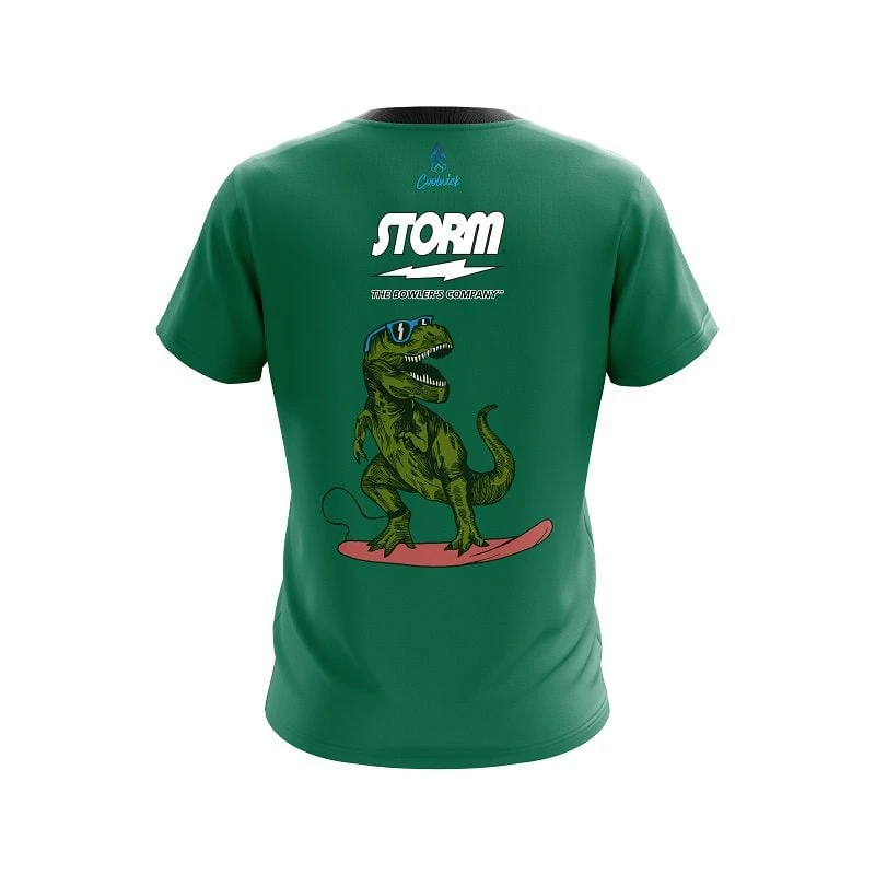 Storm Wild Rex Surf CoolWick Bowling Jersey 4 Storm Wild Rex Surf CoolWick Bowling Jersey - Image 2