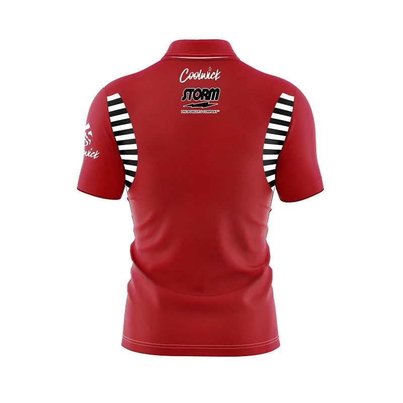 Storm Vintage Red S20R Coolwick Bowling Jersey 4 Storm Vintage Red S20R Coolwick Bowling Jersey - Image 2