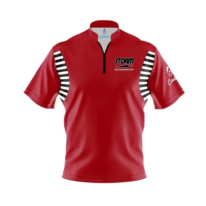 Storm Vintage Red S20R Coolwick Bowling Jersey 3 Storm Vintage Red S20R Coolwick Bowling Jersey