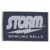 Storm Woven Bowling Towel Grey Navy
