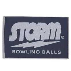 Storm Woven Bowling Towel Grey Navy