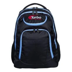 Turbo Shuttle Black Blue Bowling Backpack