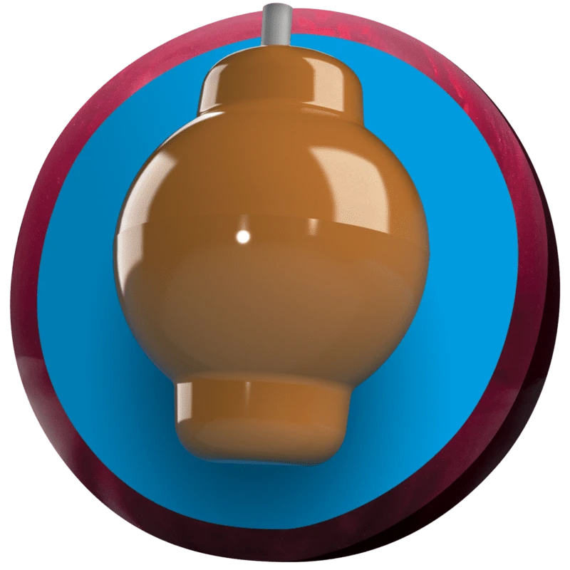 Track Tundra Blue Fire Bowling Ball 4 Track Tundra Blue Fire Bowling Ball - Image 2