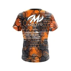 Motiv Fire Honeycomb CoolWick Bowling Jersey -Bowler Smart Shop VIRTUAL BACK Fire Honeycomb Custom copymotiv scaled 1 scaled 1