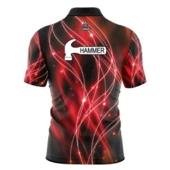Hammer Red Spirals Quick Ship CoolWick Sash Zip Bowling Jersey -Bowler Smart Shop VIRTUAL BACK Red Spiral Waves copyhammer scaled 1 scaled 1