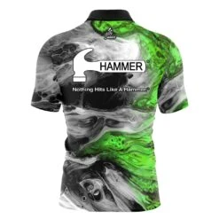 Hammer Green Lava Quick Ship CoolWick Sash Zip Bowling Jersey -Bowler Smart Shop VIRTUAL BACK Green Lava copy hammer scaled 1 scaled 1