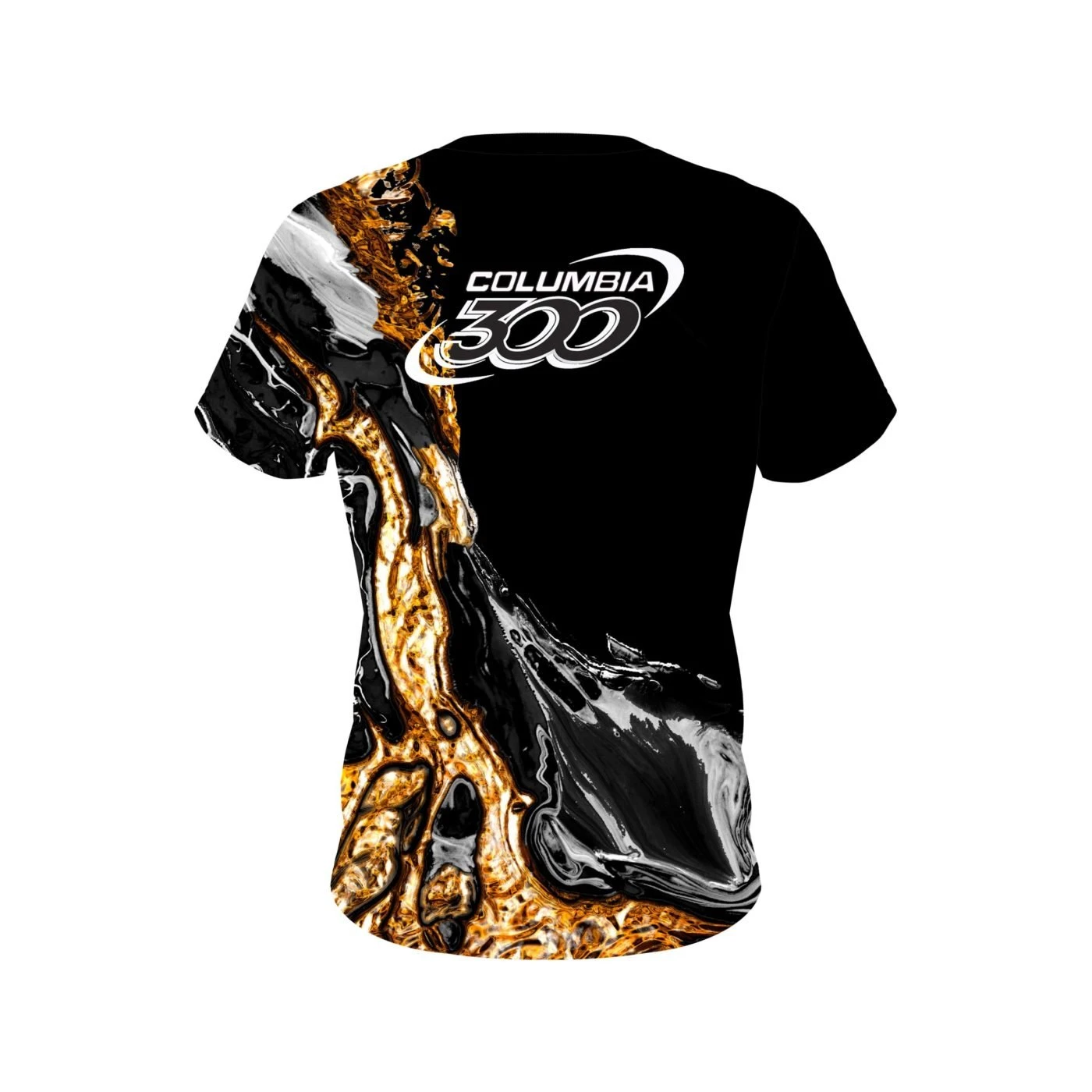 Columbia 300 Onyx Gold CoolWick Bowling Jersey 4 Columbia 300 Onyx Gold CoolWick Bowling Jersey - Image 2