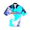 BowlersMart Abstract Quick Ship CoolWick Sash Zip Bowling Jersey