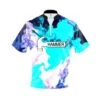 Hammer Abstract Quick Ship CoolWick Sash Zip Bowling Jersey