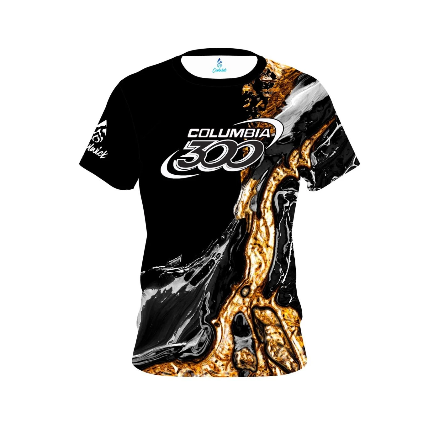 Columbia 300 Onyx Gold CoolWick Bowling Jersey 3 Columbia 300 Onyx Gold CoolWick Bowling Jersey