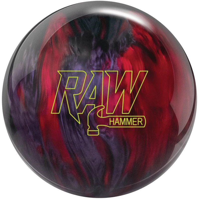 Hammer Raw Hammer Red Smoke Black Bowling Ball 3 Hammer Raw Hammer Red Smoke Black Bowling Ball