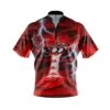 Columbia 300 Electrical Tornado Red Quick Ship CoolWick Sash Zip Bowling Jersey 1 Columbia 300 Electrical Tornado Red Quick Ship CoolWick Sash Zip Bowling Jersey -Bowler Smart Shop columbia 300 Tornado Red Front