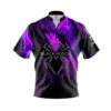 Hammer Black Widow Purple Pearl Quick Ship CoolWick Bowling Jersey 2 Hammer Black Widow Purple Pearl Quick Ship CoolWick Bowling Jersey -Bowler Smart Shop ham blk widow purple pearl qs front1 aug2023